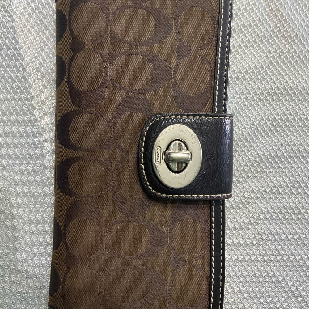 Brown Coach wallet